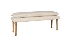 Storage & Shelving|Storage & Shelving^Nkuku Kiana Cotton Upholstered Bench - Natural
