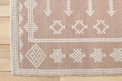 Rugs^Nkuku Kittale Wool & Recycled PET Rug - Dusty Pink