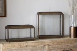 Fireside|Lanterns^Nkuku Kiwanda Tall Lantern - Antique Brass