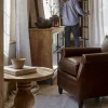 Living|Armchairs^Nkuku Knada Leather Armchair - Chocolate Brown