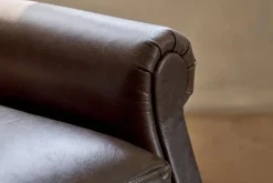 Living|Armchairs^Nkuku Knada Leather Armchair - Chocolate Brown