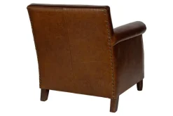 Living|Armchairs^Nkuku Knada Leather Armchair - Chocolate Brown
