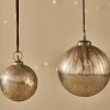 Christmas Table|Giant Baubles^Nkuku Konara Giant Bauble - Gold Crackle