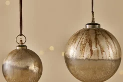 Christmas Table|Giant Baubles^Nkuku Konara Giant Bauble - Gold Crackle