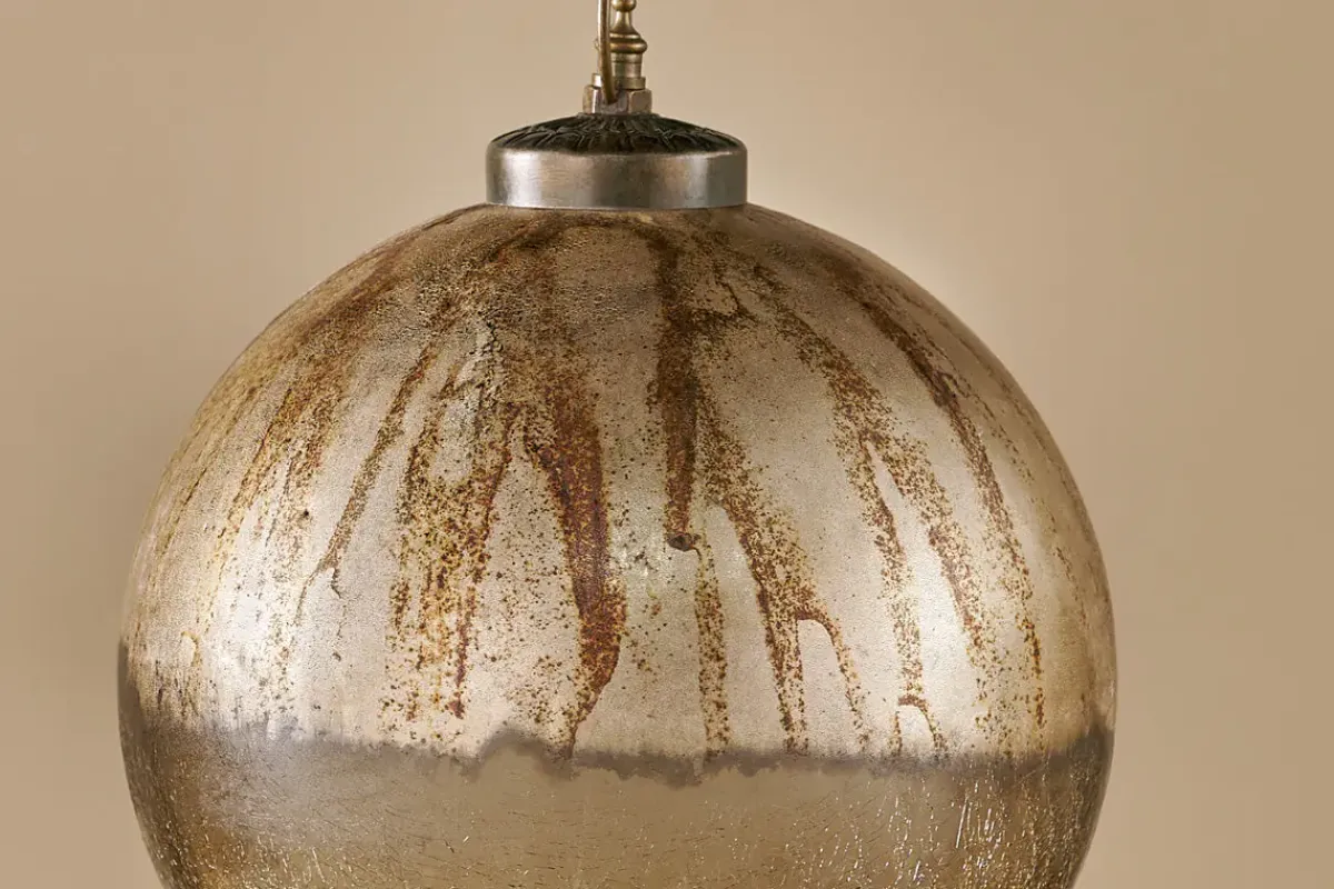 Christmas Table|Giant Baubles^Nkuku Konara Giant Bauble - Gold Crackle