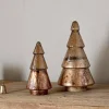 Christmas Table|Winter Berries^Nkuku Konara Glass Tree - Gold Crackle