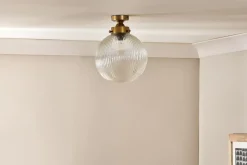 Bathroom Lights|Pendant Lighting^Nkuku Konnie Bathroom Ceiling Light - Clear