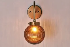 Bathroom Lights|Wall Lights^Nkuku Konnie Bathroom Wall Light - Amber