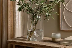 Decorative Home Accessories|Vases^Nkuku Kotri Recycled Glass Organic Shape Vase - Clear
