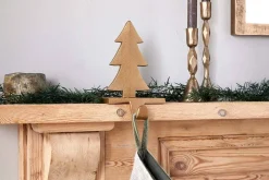 New Christmas|Bright Christmas^Nkuku Kotta Stocking Tree Holder - Antique Brass