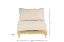 Ready To Deliver Sofas^Nkuku Krissa Modular Sofa - Extension