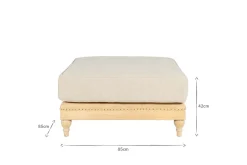 Living|Footstools & Poufs^Nkuku Krissa Modular Sofa - Footstool