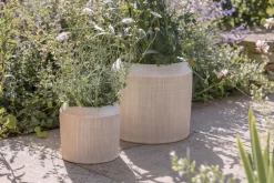 Garden Planters|Garden Décor^Nkuku Kubo Ceramic Planter - Cream