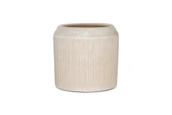 Garden Planters|Garden Décor^Nkuku Kubo Ceramic Planter - Cream