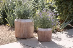 Garden Planters|Garden Décor^Nkuku Kubo Ceramic Planter - Terracotta
