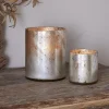 Christmas Table^Nkuku Kunjari Tealight Holders - Rustic Gold