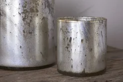 Christmas Table^Nkuku Kunjari Tealight Holders - Rustic Gold