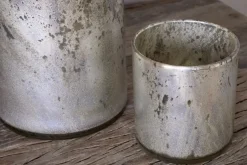 Christmas Table^Nkuku Kunjari Tealight Holders - Rustic Gold