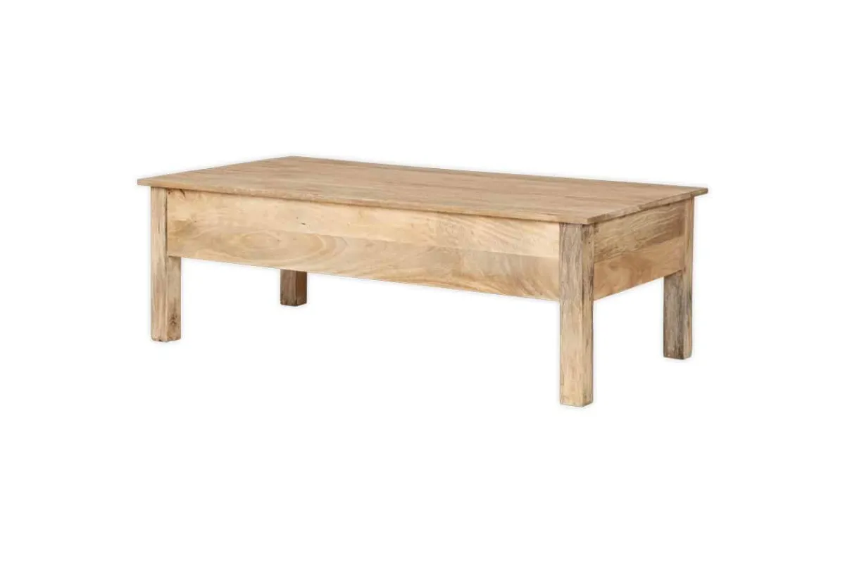 Living|Coffee Tables^Nkuku Laali Grooved Mango Wood Coffee Table - Natural