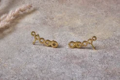 Jewellery & Jewellery Boxes|Jewellery^Nkuku Lalia Ear Climber - Gold