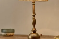 Table Lamps^Nkuku Lele Solid Brass Table Lamp