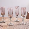 Entertaining Glasses|Wine & Champagne Glasses^Nkuku Llanera Champagne Glass - Plum - (Set of 4)