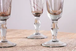 Entertaining Glasses|Wine & Champagne Glasses^Nkuku Llanera Champagne Glass - Plum - (Set of 4)