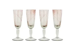 Entertaining Glasses|Wine & Champagne Glasses^Nkuku Llanera Champagne Glass - Plum - (Set of 4)