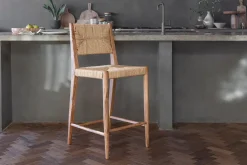 Kitchen & Dining|Bar Stools & Bar Chairs^Nkuku Lohanda Acacia & Munja Grass Counter Chair - Natural