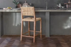 Kitchen & Dining|Bar Stools & Bar Chairs^Nkuku Lohanda Acacia & Munja Grass Counter Chair - Natural