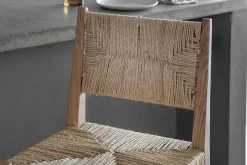 Kitchen & Dining|Bar Stools & Bar Chairs^Nkuku Lohanda Acacia & Munja Grass Counter Chair - Natural