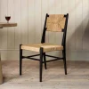 Kitchen & Dining|Dining Chairs & Benches^Nkuku Lohanda Acacia & Munja Grass Dining Chair - Charcoal