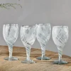 Entertaining Glasses|Wine & Champagne Glasses^Nkuku Lohara Wine Glass - White (Set of 4)