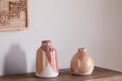 Decorative Home Accessories|Vases^Nkuku Lucia Ceramic Vase - Terracotta Mix