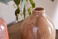 Decorative Home Accessories|Vases^Nkuku Lucia Ceramic Vase - Terracotta Mix