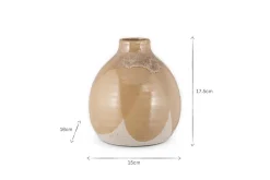 Decorative Home Accessories|Vases^Nkuku Lucia Ceramic Vase - Terracotta Mix