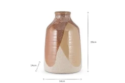 Decorative Home Accessories|Vases^Nkuku Lucia Ceramic Vase - Terracotta Mix