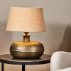 Table Lamps^Nkuku Lumbu Lamp -  Antique Brass - Small