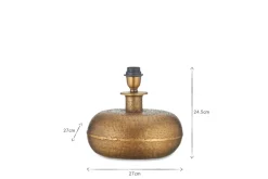 Table Lamps^Nkuku Lumbu Lamp -  Antique Brass - Small