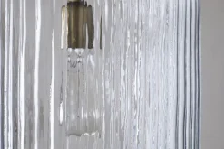 Pendant Lighting^Nkuku Lumina Fluted Recycled Glass Pendant - Clear