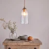 Pendant Lighting^Nkuku Lumina Recycled Glass Pendant - Clear