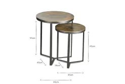 Living|Side Tables^Nkuku Maba Nesting Side Tables