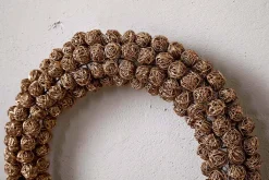 Wreaths & Garlands|New Christmas^Nkuku Madhi Wire Ball Wreath - Brass