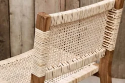 Kitchen & Dining|Bar Stools & Bar Chairs^Nkuku Madrisana Acacia & Rattan Bar Stool