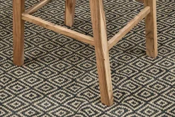 Kitchen & Dining|Bar Stools & Bar Chairs^Nkuku Madrisana Acacia & Rattan Bar Stool