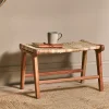 Hallway & Bootroom|Bedroom^Nkuku Madrisana Acacia & Rattan Footstool
