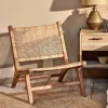 Bedroom|Living^Nkuku Madrisana Acacia & Rattan Woven Chair