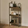 Freestanding Shelves|Storage & Shelving^Nkuku Mahi Bathroom Storage Caddy - Antique Brass