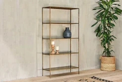 Home Office|Hallway & Bootroom^Nkuku Mahi Shelving Unit - Wide