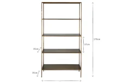 Home Office|Hallway & Bootroom^Nkuku Mahi Shelving Unit - Wide